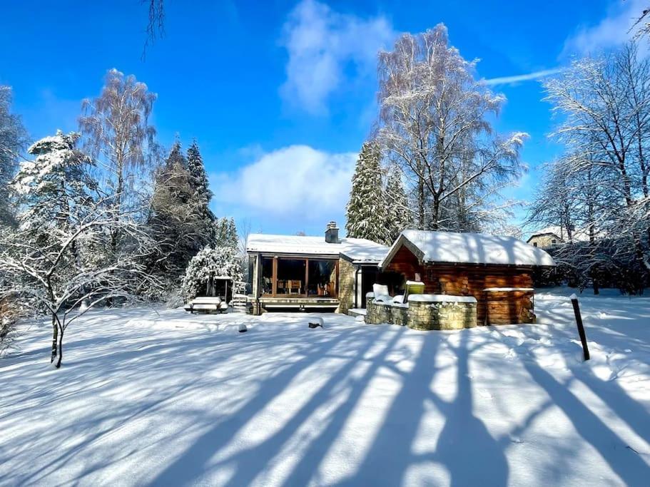 La Barra'K Maison De Vacances Avec Piscine Villa Waimes Exteriör bild